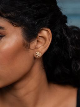 Shaya by CaratLane - Forever United Earrings in Gold Plated 925 Silver