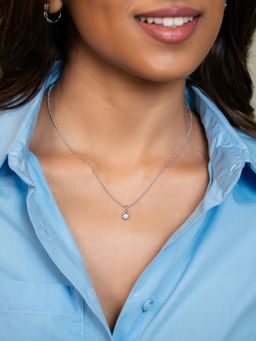 Shaya by CaratLane - Drops of Hope Necklace in 925 Silver