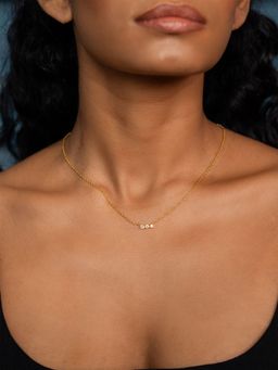Shaya by CaratLane - By your Side Necklace in Gold Plated 925 Silver