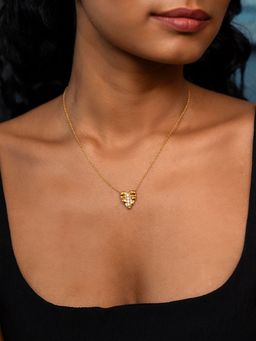 Shaya by CaratLane - 925 Silver Shaya by CaratLane My one & only Love Necklace in Gold Plated