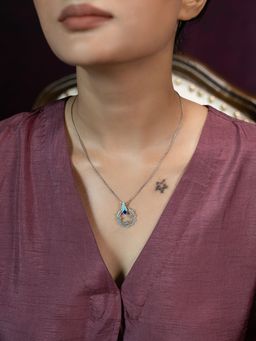 Shaya by CaratLane - 925 Silver Shaya by CaratLane Taal Necklace in