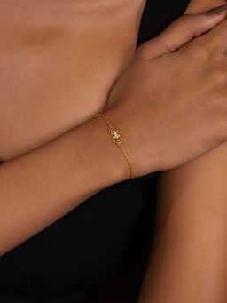 Shaya by CaratLane - Whisper Of Sweetness Bracelet In Gold Plated 925 Silver