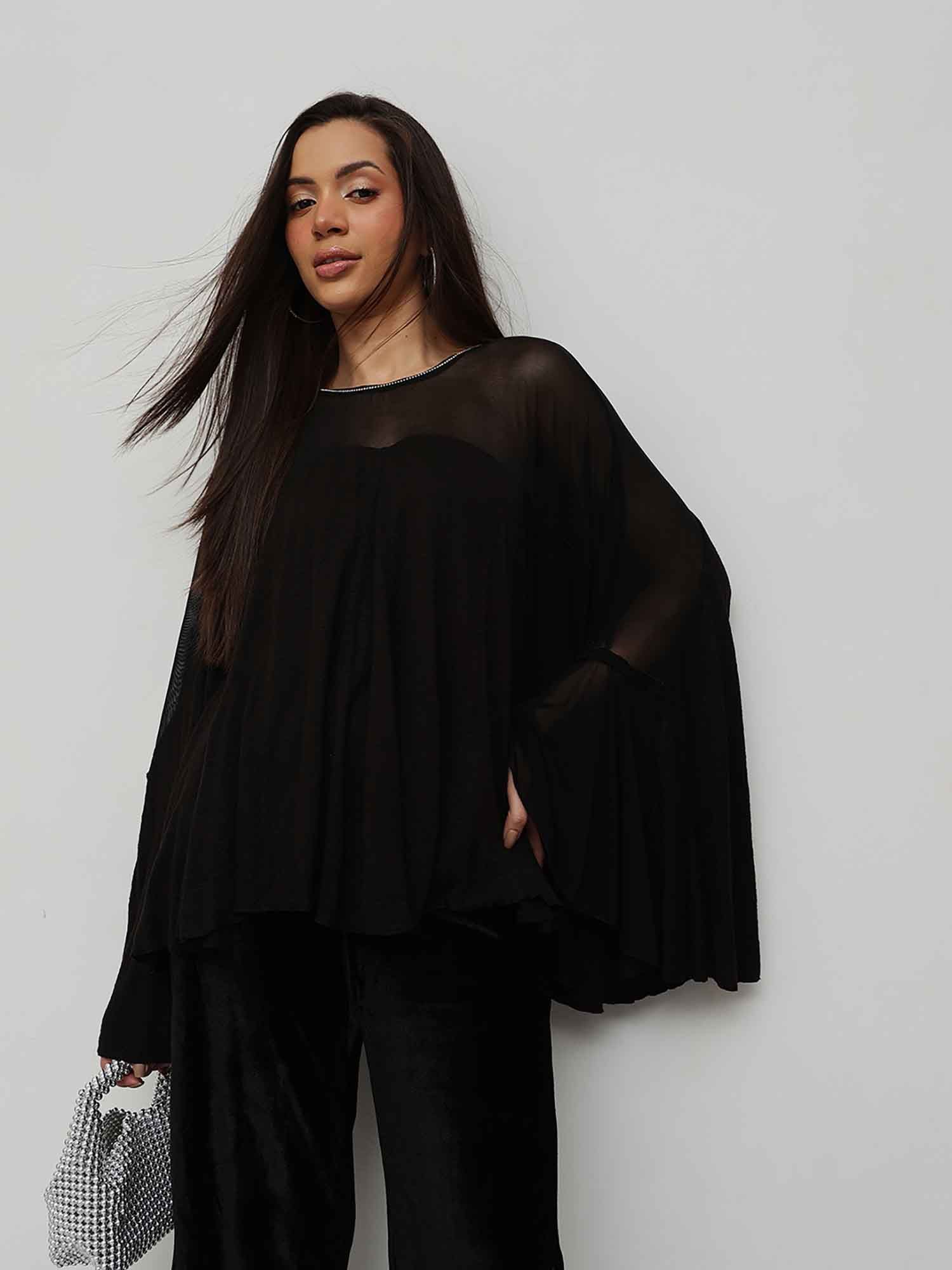 Eclipse Noir Black Co-Ord (Set of 2)-picture-40