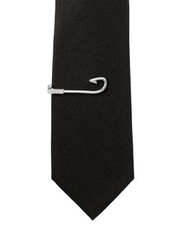 The Tie Hub - Fish Hook Silver Tie Bar