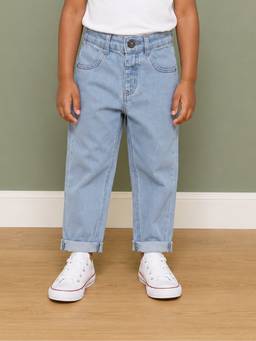 Mi Arcus - Kids Solid Denim Blue Jeans