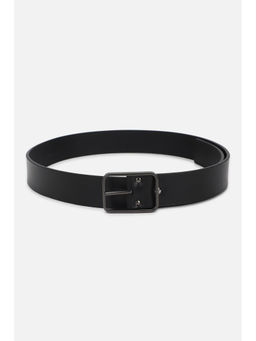 Van Heusen - Men Black Solid Formal Belt-VHBLGRGAW100117