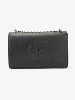 Calvin Klein - Logo Black Pu Sling Bag