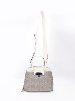Calvin Klein - Logo Grey Pu Crossbody Bag