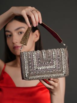 DRASTR - Maroon Party Clutches