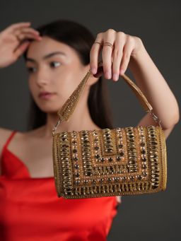 DRASTR - Rose Gold Party Clutches