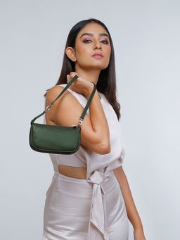 The House Of Ganges - Baby Vegan Leather Handbag - Green (S)