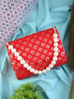 DRASTR - Embroidered Fold over Clutch