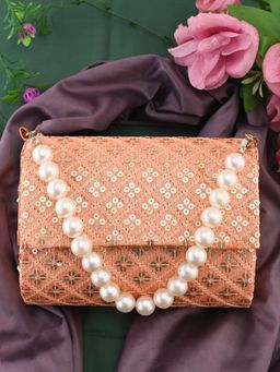 DRASTR - Embroidered Fold over Clutch