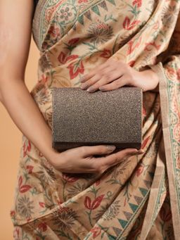 DRASTR - Embroidered Fold over Clutch
