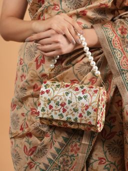 DRASTR - Embroidered Fold over Clutch