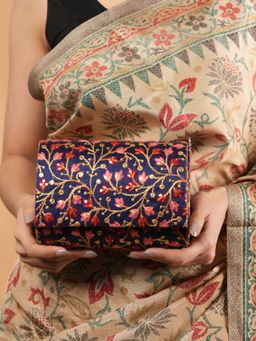 DRASTR - Embroidered Fold over Clutch