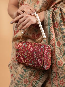DRASTR - Embroidered Fold over Clutch