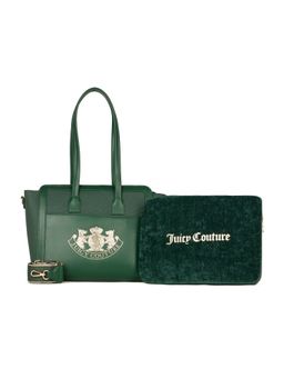 Juicy Couture - Women's Heritage Tote Bag with Detachable Strap - Green