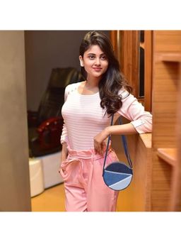 THE PURANI JEANS - Denim Round Sling Bag