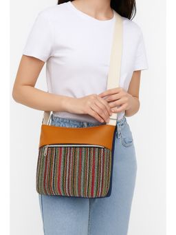 THE PURANI JEANS - Jute Denim Shoulder Bag