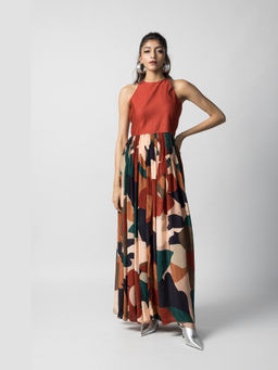 Advait - Ruby Multicolor Maxi Dress