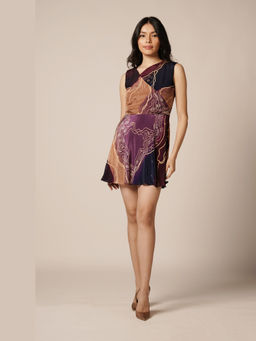 Advait - River Short Brown Mini Dress