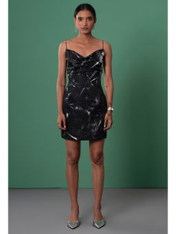 Advait - Onyx Slip Black Mini Dress