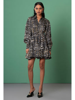 Advait - Sumi Belted Black Mini Dress