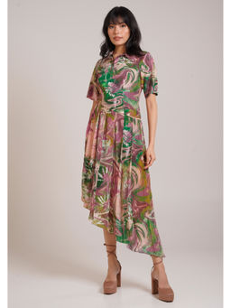 Advait - Ira Polo Multicolor Midi Dress