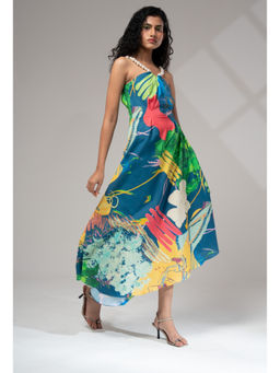 Advait - Ciel Pearl Multicolor Midi Dress