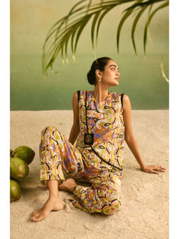 Pallavi Agarwal - Multicolor Printed Nomad Pant Set