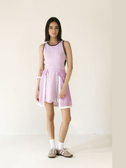 Muvazo - Pocket Pop Lavender Dress