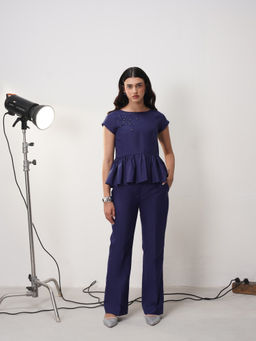 AMOSHI - Avery Navy Blue Co-ord Set