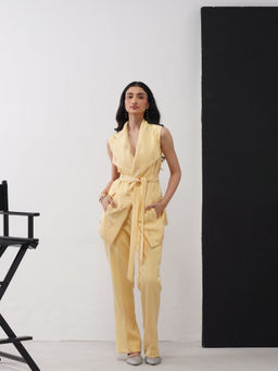 AMOSHI - Crystal Drop Yellow Co-ord Set