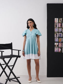 AMOSHI - Selena Blue Mini Dress