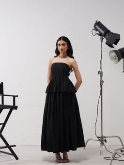 AMOSHI - Willow Black Skirt Top and Skirt Set