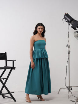 AMOSHI - Willow Teal Skirt Top and Skirt Set