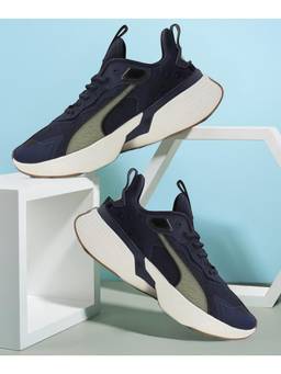Puma - Men Softride Sway Navy Blue Running Shoes