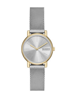 Skagen - Women Signature Lille White Dial Stainless Steel Analog Watch - SKW3153SET (M)