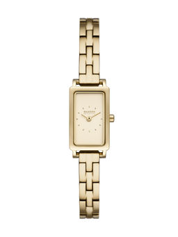 Skagen - Women Hagen Micro Gold Dial Stainless Steel Analog Watch - SKW3154 (M)
