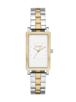 Skagen - Women Hagen Lille White Dial Stainless Steel Analog Watch - SKW3156 (M)