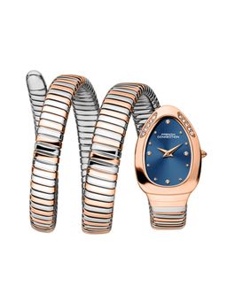 French Connection - Women Blue Dial Stainless Steel Analog Watch - FCN0110URTM (M)