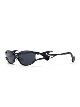 Voyage - Unisex UV Protected Black Lens Sunglasses - MG8556 (54)
