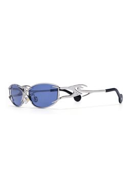 Voyage - Unisex UV Protected Blue Lens Sunglasses - MG8559 (54)