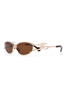 Voyage - Unisex UV Protected Brown Lens Sunglasses - MG8563 (54)