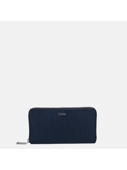 Gioia - Navy Blue Evelina Zipper Around Clutch