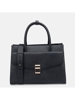 Gioia - Black Saffiano Bold Work Handbag