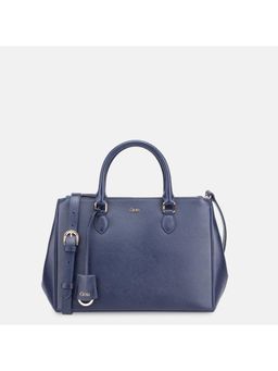 Gioia - Blue Saffiano Medium Multiway Satchel Bag