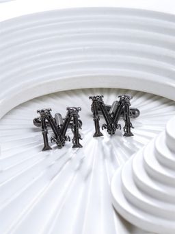 Cosa Nostraa - Solid Charcoal Magical M Cufflinks