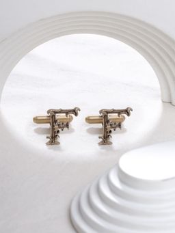 Cosa Nostraa - Solid Gold Fabulous F Cufflinks
